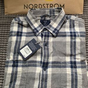 Size L Men’s nordstrom plaid BNWT